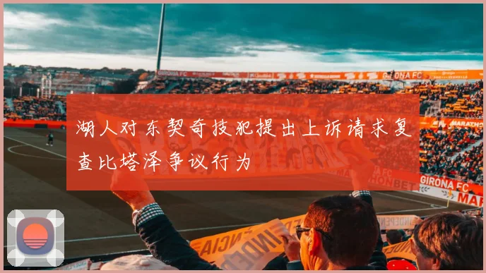 湖人对东契奇技犯提出上诉请求复查比塔泽争议行为